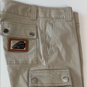 Dolce & Gabbana crop cargo pant size 38